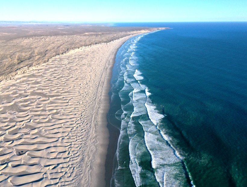 Costa oceano pacifico Baja California