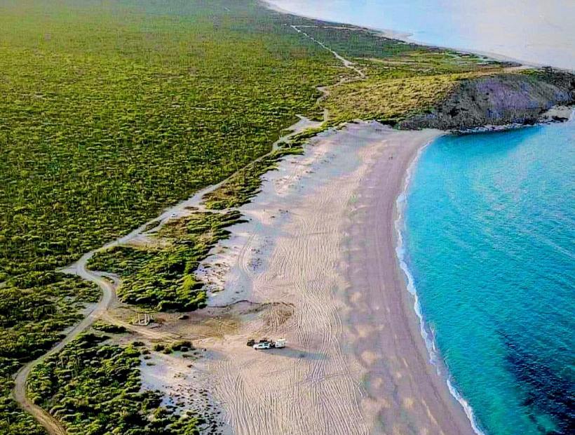 remote beach Baja California